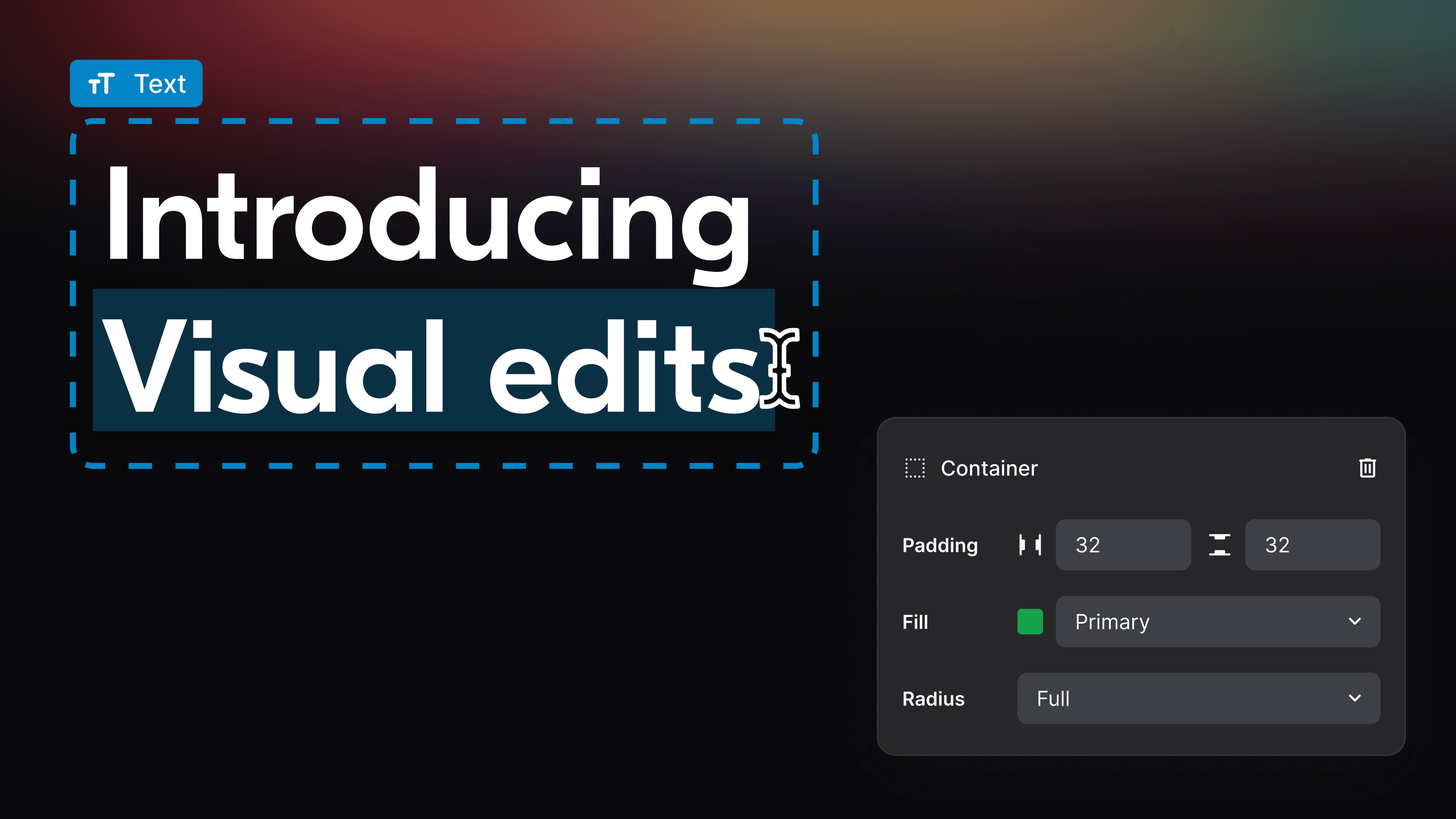 How we built the Visual Edits feature
